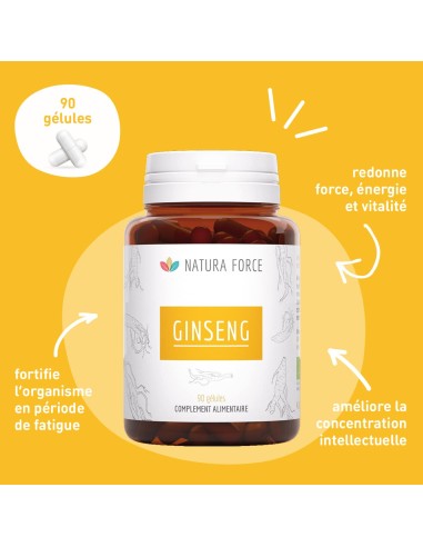 Ginseng - gélules - Natura Force
