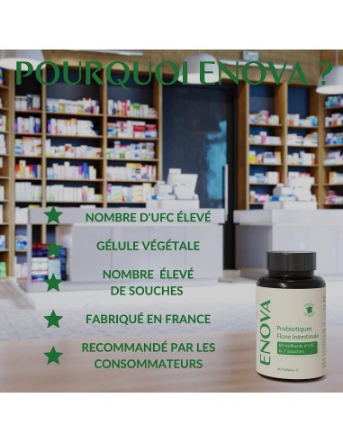 Probiotiques Flore intestinale - gélule - Enova