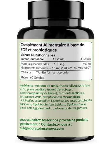 Probiotiques Flore intestinale - gélule - Enova