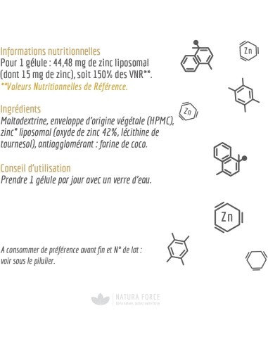 Zinc Liposomal - Natura Force